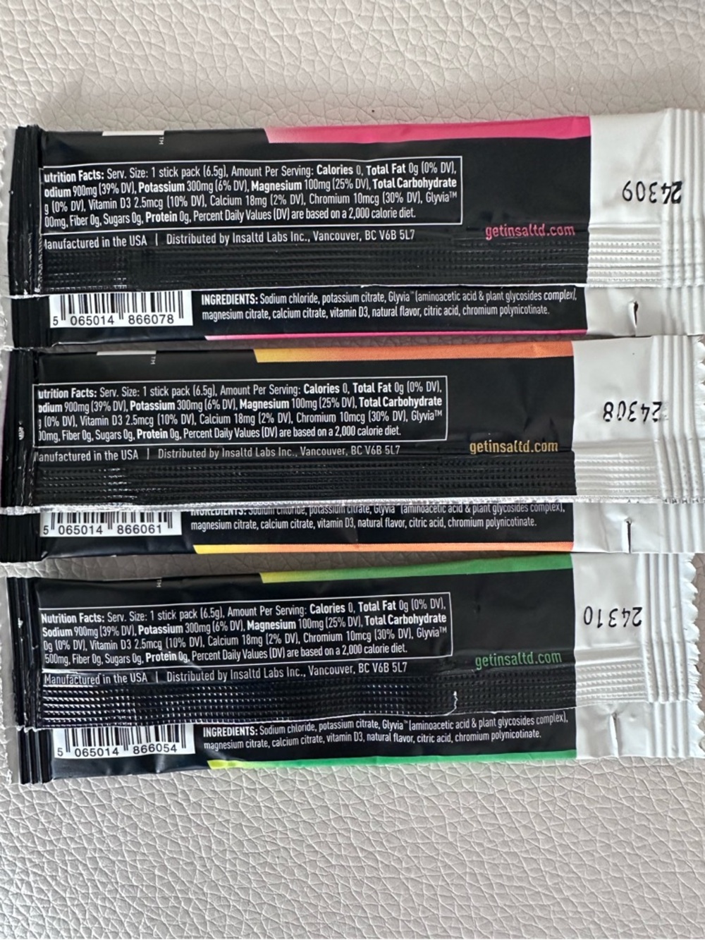 Sampler - Protein & Electrolyte Supplement Packets - Devotion & InSaltd - Picture 3 of 9